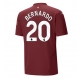 Manchester City Bernardo Silva #20 Replike Rezervni Dres 2024-25 Kratak Rukav